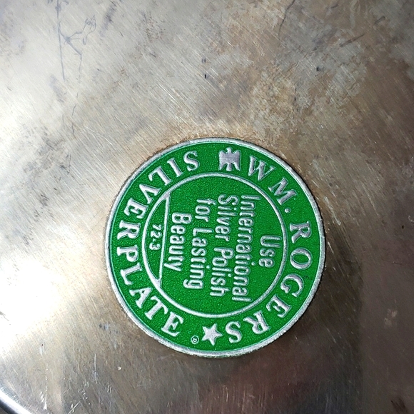 WM. Rogers Silverplate Relish Chip n Dip Tray Stunning! - Picture 4 of 5